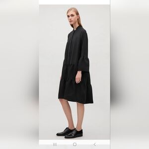 COS Gathered Detail Shirt Dress 34 Eur